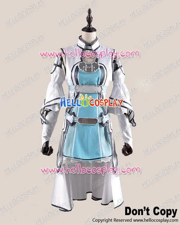 Sword Art Online Cosplay Asuna Yuki Fairy Dance Ver ALO Combat Uniform Costume H008