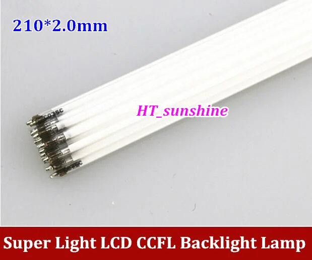 

15PCS High Qualty 210MM length LCD CCFL lamp backlight , CCFL backlight tube,210MM*2.0mm, length CCFL light 210 mm