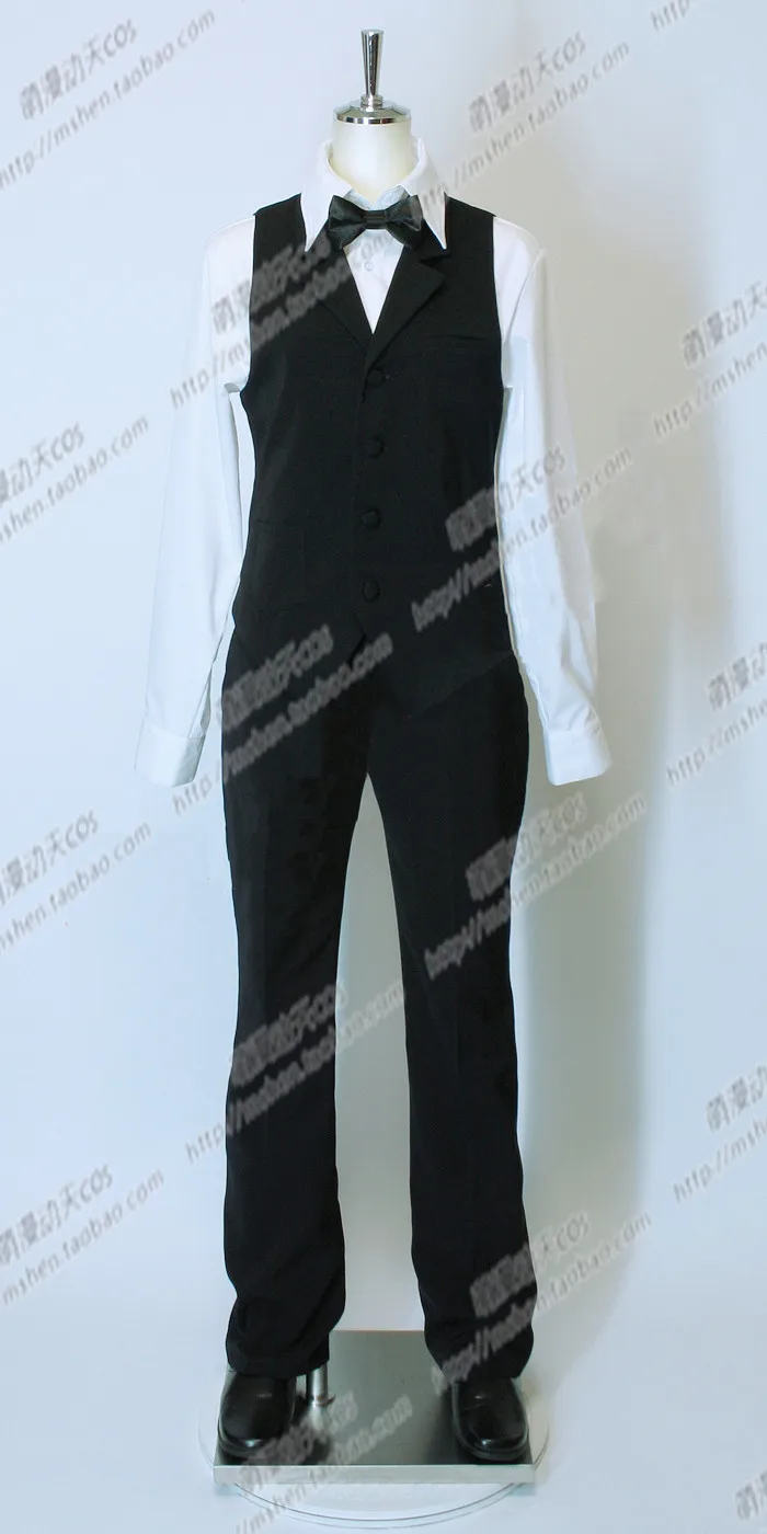 

Durarara Cos Shizuo Heiwajima Cosplay Costume Bartender Suit Full Set