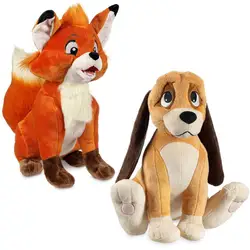 Disney The Fox & the Hound Tod Todd and Copper Stuffed Plush Doll Toy 14