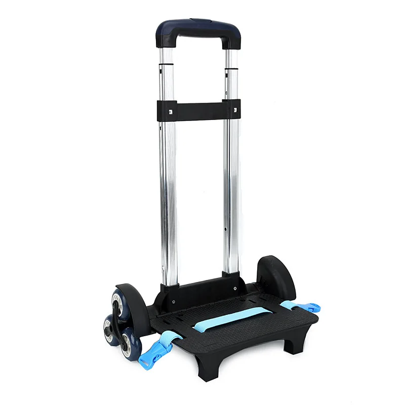 3 Wheel Fold Pull Rod Bracket Roll Cart Trolley School Bags easy climb the stairs,mochila infantil rodinha mochilas school kids