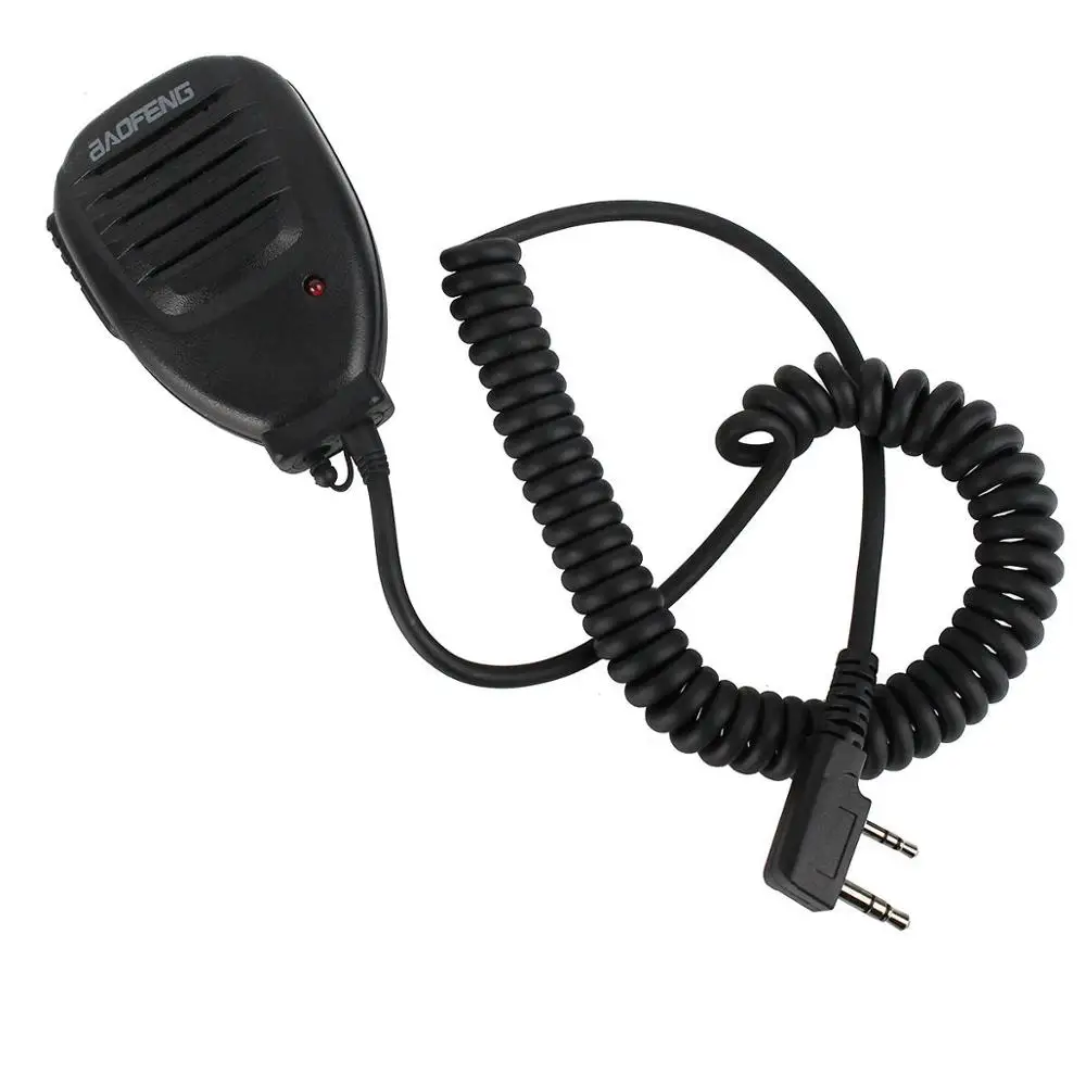 Altavoz de mano con micrófono, accesorio para Kenwood HYT BAOFENG UV5R POFUNG Kenwood TH/TK, 6x2 pines