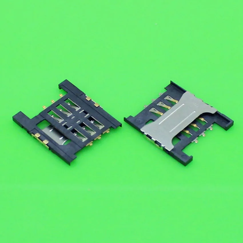 ChengHaoRan 1 Piece Sim card socket for Lenovo A568t A788t K860I A3000-H A5000 reader holder tray socket connector.KA-139