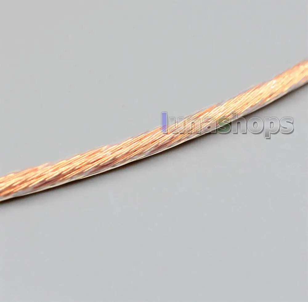 LN002496 Outside Dia:4mm 49Pins*0.32mm Acrolink OCC Signal  Wire Cable For DIY Hifi 99.99999% Pure Copper