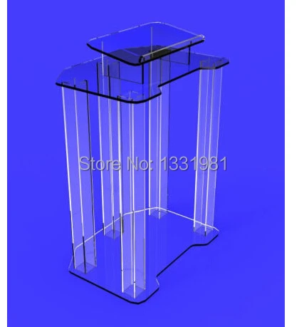 Acrylic/Podium/Lectern/Pulpit/Plexiglass/Lucite/clear 1803-4 flat