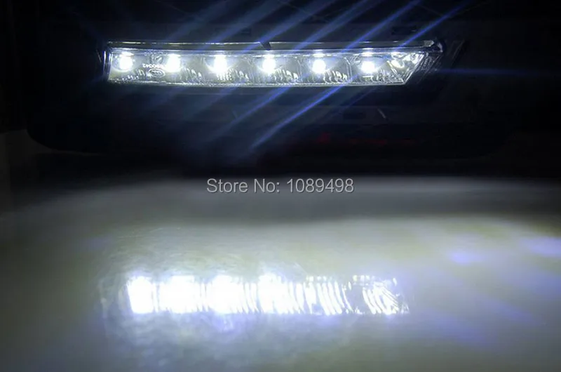 

1 Set Car LED DRL daytime running lights fog driving lamps for Mercedes Benz W204 GLK300 350 500 2008-2012