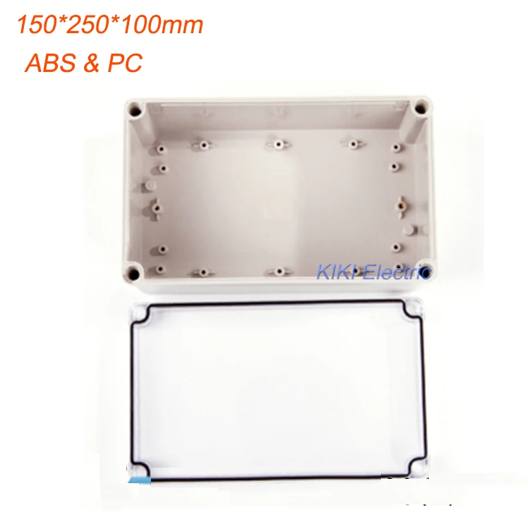 Good Quality box work for terminal /Meter/Switch Enclosure Waterproof IP66 Clear Cover plastic boxes 150*250*100mm DS-AT-1525