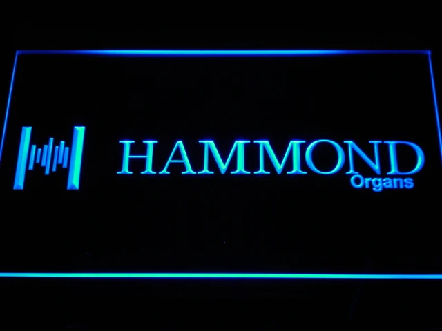 

c091 Hammond Organs Keyboards Speaker LED Neon Light Signs with On/Off Switch 20+ Colors 5 Sizes to choose