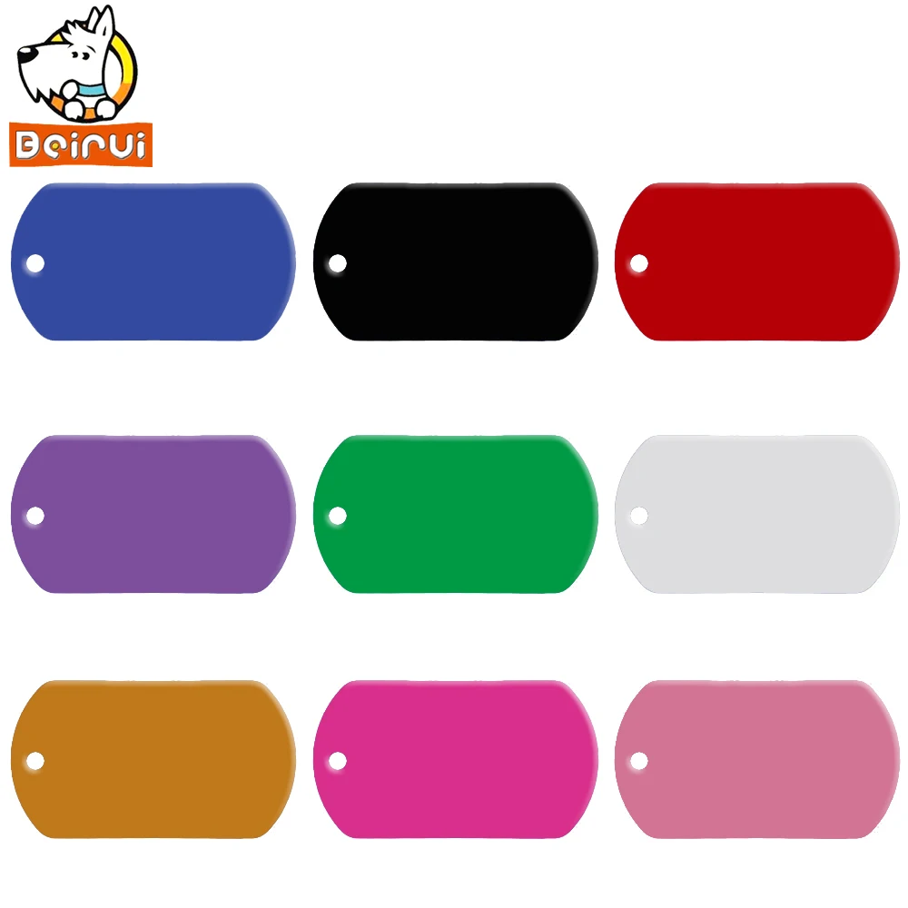 

Cheap Wholesale 20 pcs Personalized Military Dog ID Tags Customized Cat Dog Name ID Tag for Dogs