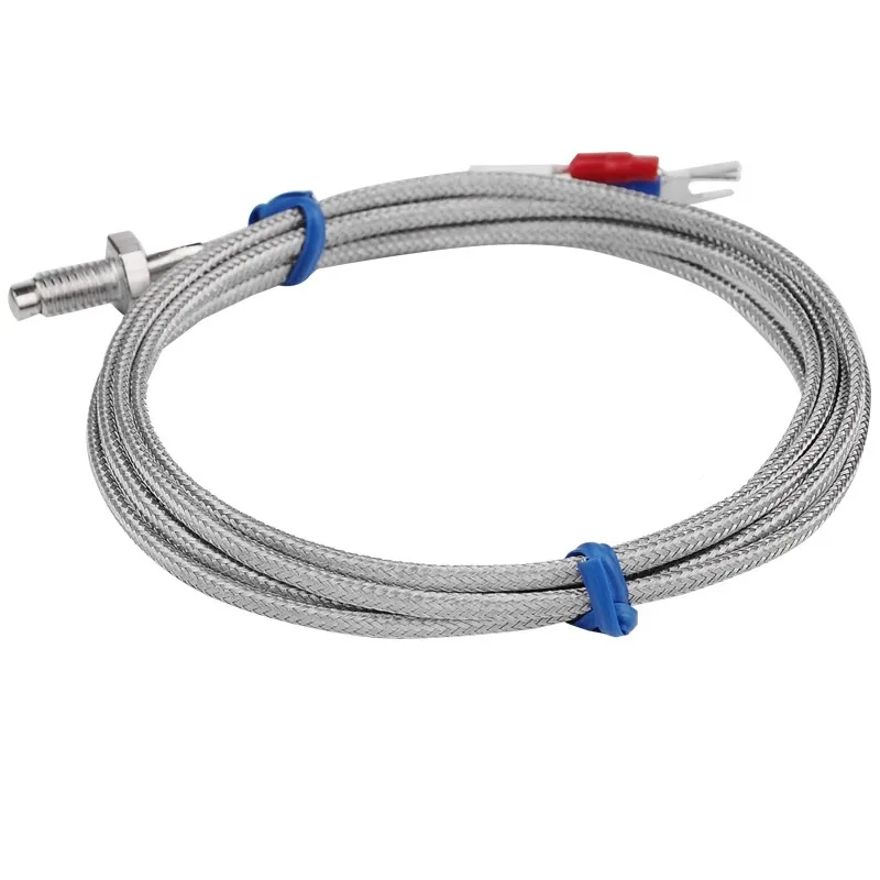 Wholesale M6 Screw Probe K type Thermocouple Temperature Sensor with 2M Wire Cable for Industrial Temperature Controller