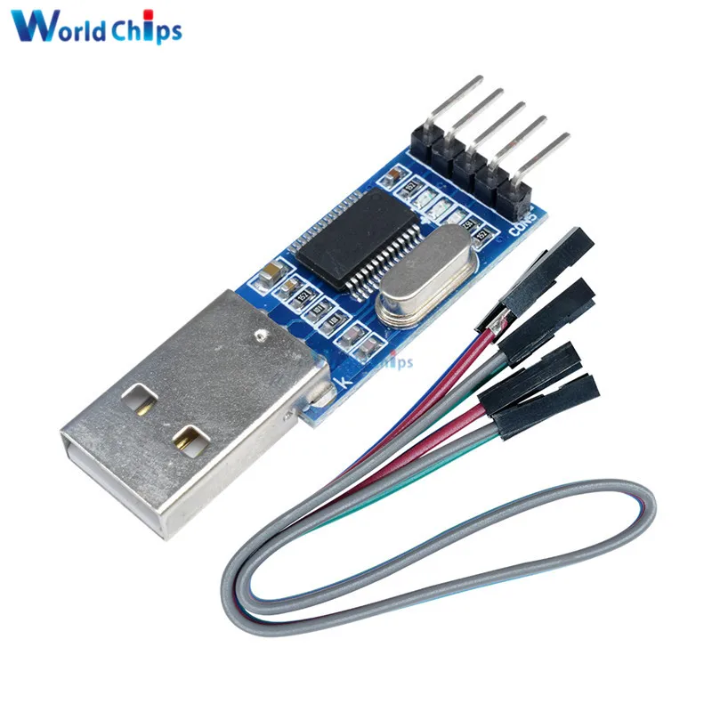 USB To RS232 TTL Converter Adapter PL2303 PL2303HXA Download Board Module With Flexible Cover 4Pins Cable