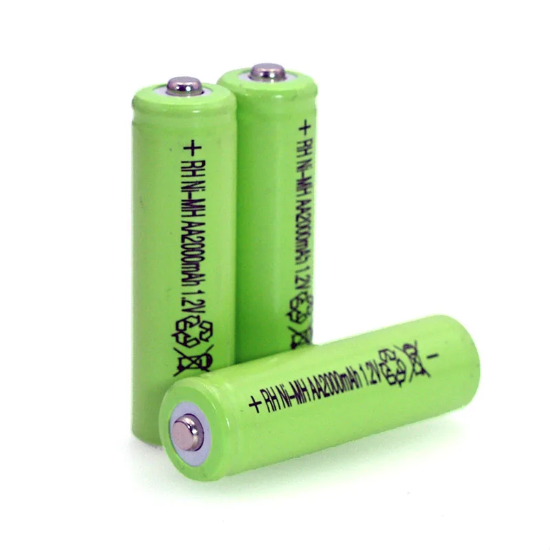 4 sztuk 1.2v NI-MH AAA baterie 600mAh akumulator nimh + 4 sztuk 1.2V Ni-Mh AA 2000mAh NI-MH baterii do zdalnego sterowania