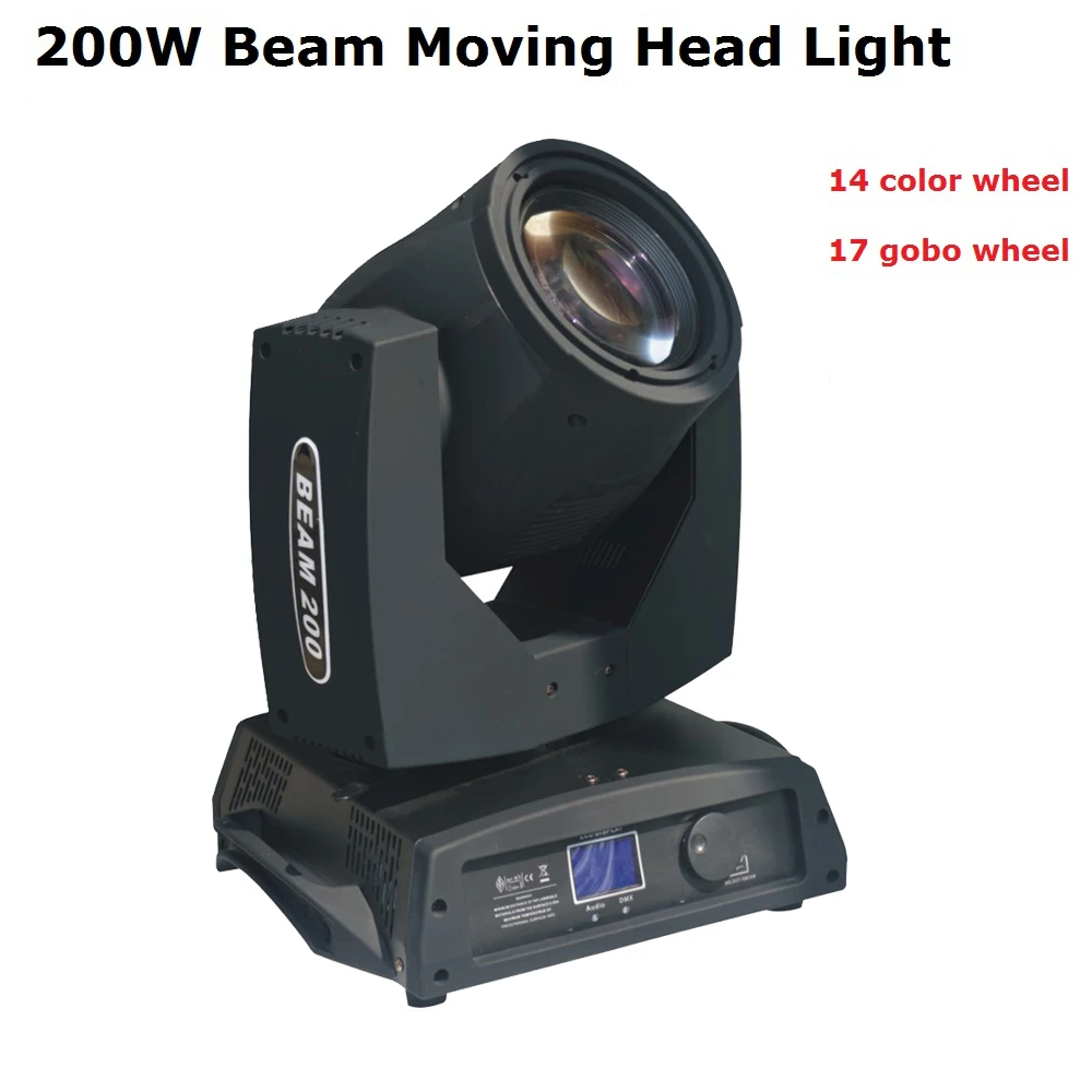

High Quality 1Pcs/Lot Sharpy Beam 200W 5R Moving Head Light/ Beam 5R Beam 200W DMX Disco Lights For Stage DJ Disco Nightclubs