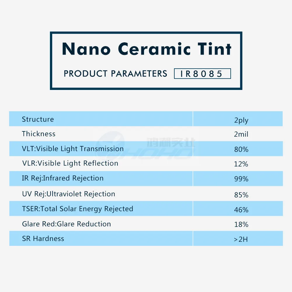 SUNICE Transparenz VLT80 % Licht Blau Nano Keramik Fenster Tönung Film Gebäude Fenster Schutz 2mil (0,05mm) Anti-Uv