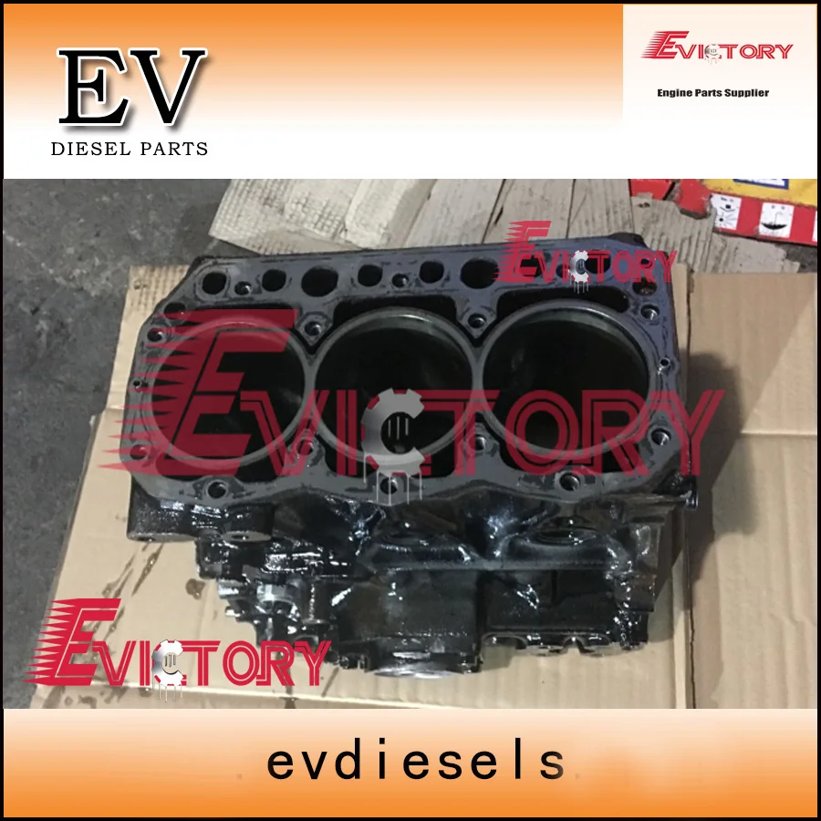 Genuine for Yanmar 3TNV82 3TNV82A cylinder block for GEHL 1640E loader case CX27BZTS