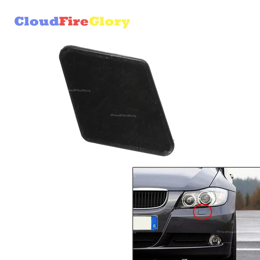 CloudFireGlory For BMW E90 E91 320i 325i 330i 2005 2008 Front Bumper Headlight Washer Cover Cap Random Color Left 61678031307