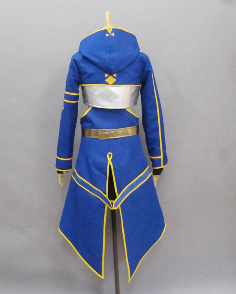 Costume de Cosplay en silice bleu, épée d'art en ligne 2, sur mesure, toutes tailles