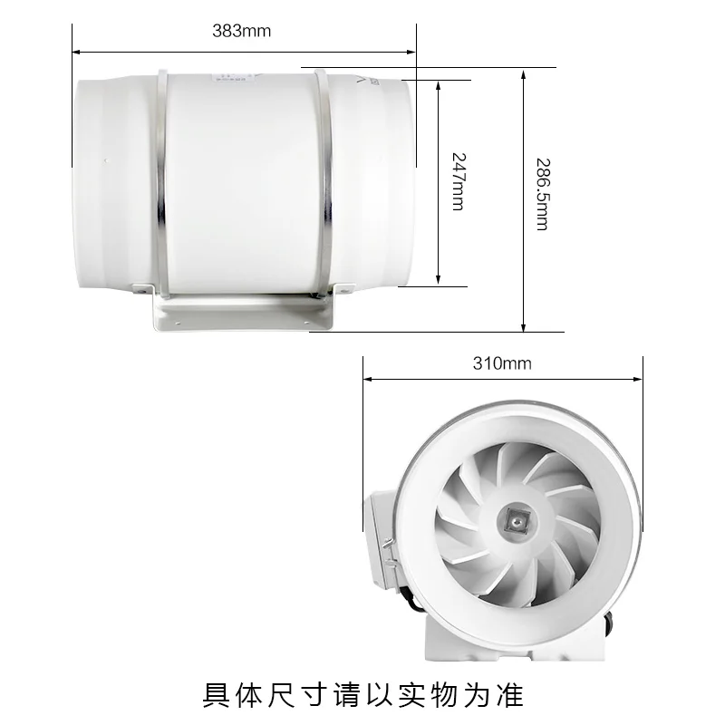 10 cal wbudowany wentylator kanałowy z tworzywa sztucznego rura wentylacyjna extractor sufitowe wentylator wyciągowy 220 V kanałowy wentylator turbo wentylator
