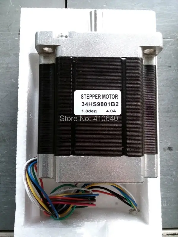 

In Stock Step motor 34HS9801 4 A 490 N.cm with 4 lead wires and step angle 1.8 degree