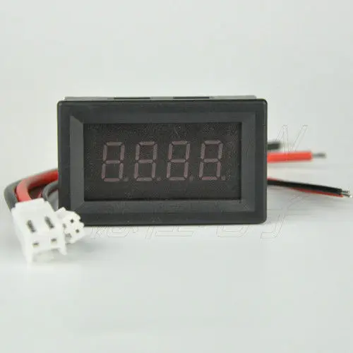 Ammeter High-Low Alarm 100A DC Digital Amp Meter dengan Buzzer Saat Ini Indikasi LED Panel Meter Monitor Control