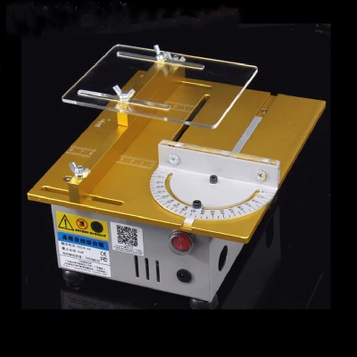 

T5-1 Aluminum miniature table saw high precision DC 24V 7000RPM cutting machine DIY saws precision carpentry chainsaw