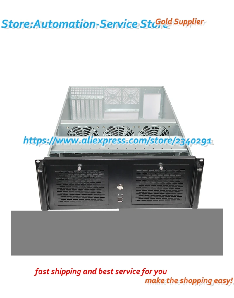 

4U650mm Deep Extended Hard Disk Bit PC Supply EATX Power Large Industrial Control Server Internet Cafe Stone Case