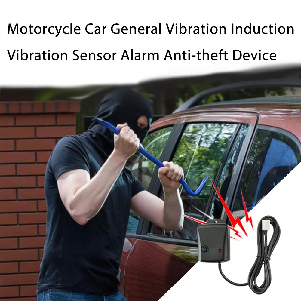 Motorcycle Car Universal Anti Theft Sensor Adjustable Car And Motorcycle Detection Vibration Sensor L27 Alarm Anti-theft Device