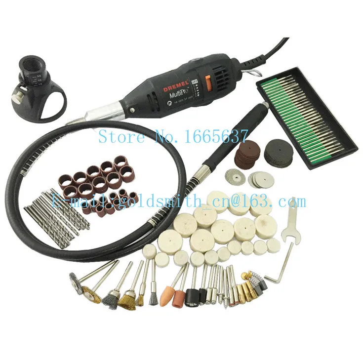 

Mini Dremel Electric Drill Grinder Motor with 170pcs Polishing Drill Grinding Sawing Honing Accessories Abrasive jewelry Tools