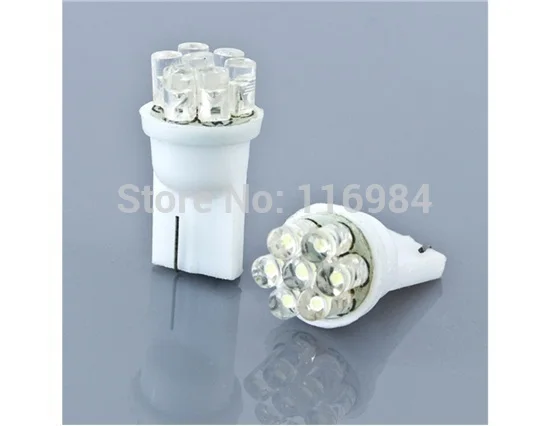 5pcs/lot CAR LED 501 T10 W5W 7- LED 168,194, 501 Car LIGHT White Xenon Side Lights Bulbs