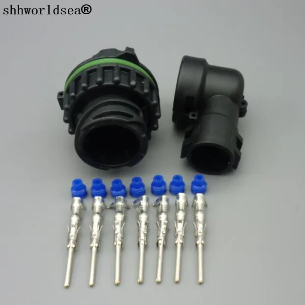 

Shhworldsea 4sets 7 Pin 1718230-1 male Auto Sensor plug Car oil exploration railway Waterproof connector IP67/69 temp resistance