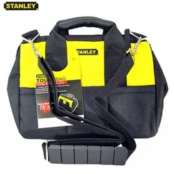 Stanley tool bag organizer with shoulder belt electrician bags nylon waterproof technician tools storage light folding