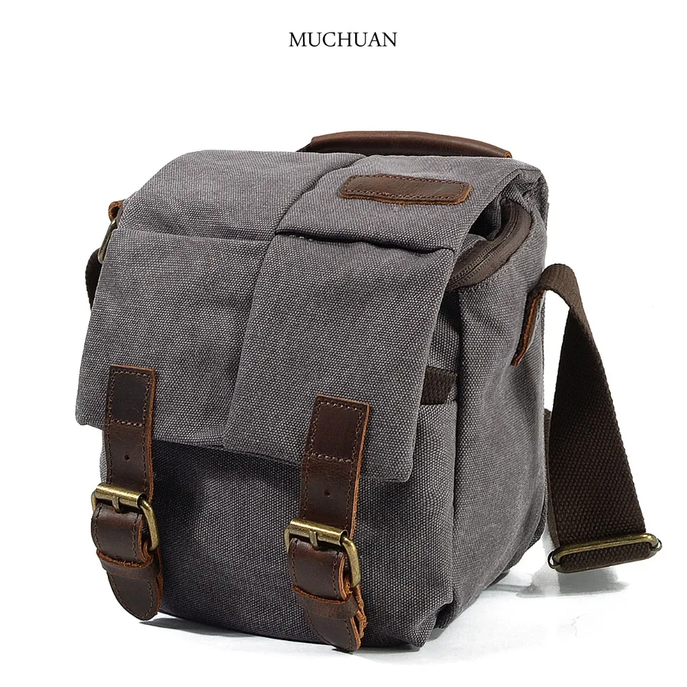 

Waterproof canvas bag and Satchel Shoulder Bag retro single micro moisture SLR camera Bao Xiaobao