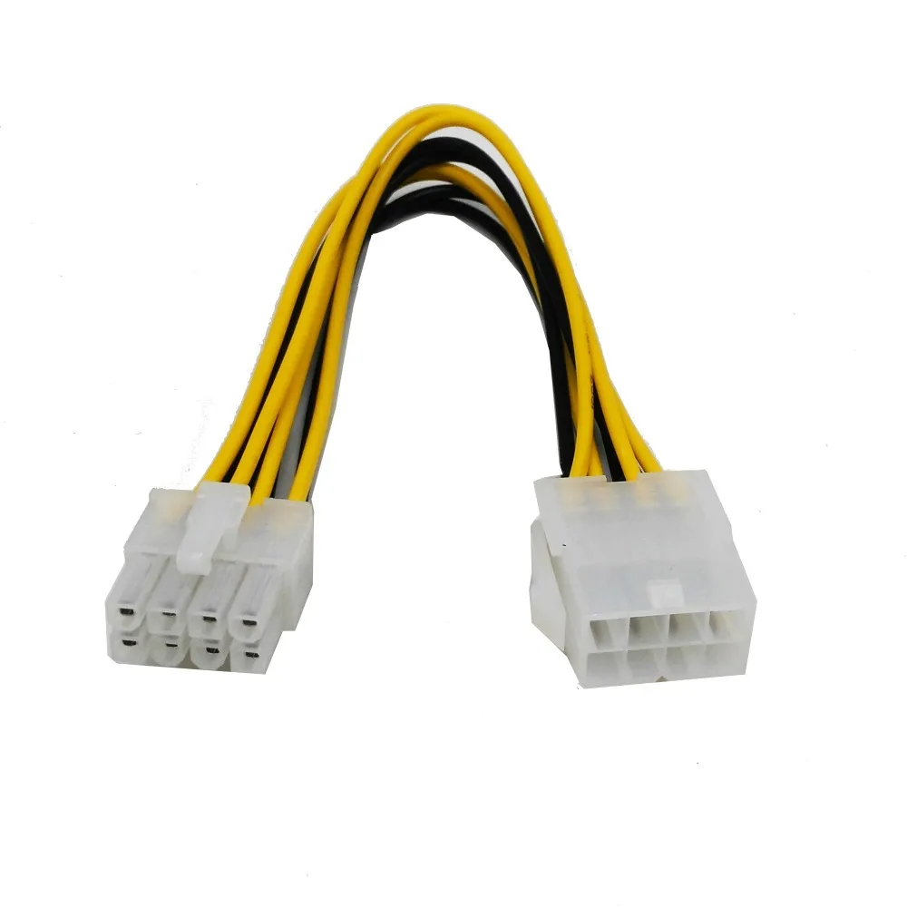 8 pin ATX 12V CPU EPS P4 Power Extension Cable 8pin 18cm