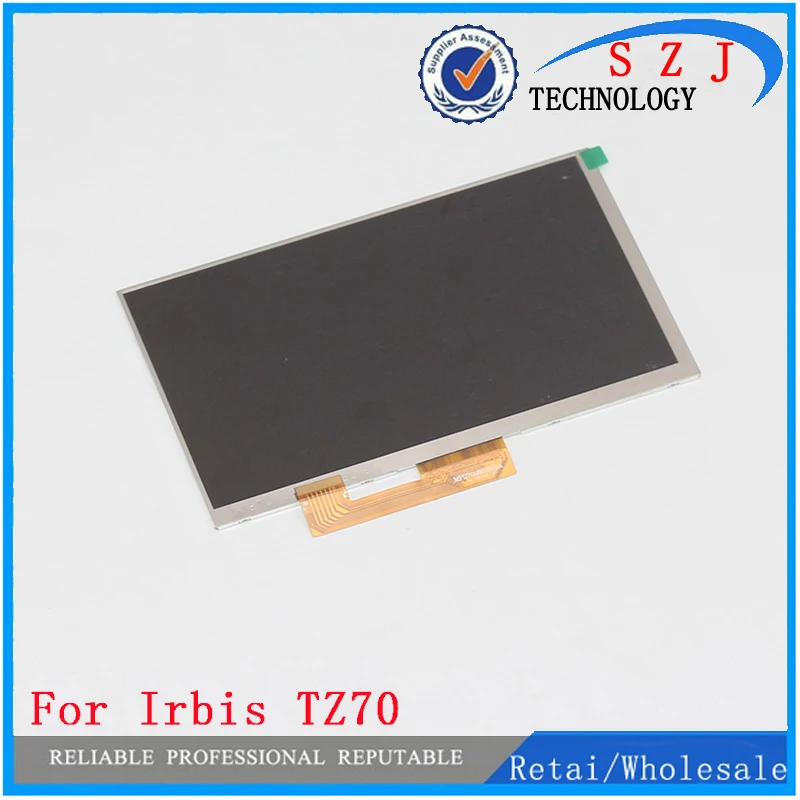 

New 7'' inch WJWS070100A 30pin 164*97mm IPS LCD display screen For Irbis TZ70 irbis hit tz49 TZ45 TZ56 tablet free shipping