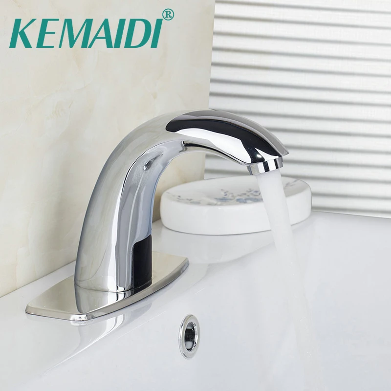 

KEMAIDI Modern Luxury Automatic Sense Faucet for Kitchen bathroom basin water saving electric sensor Water Tap mixer