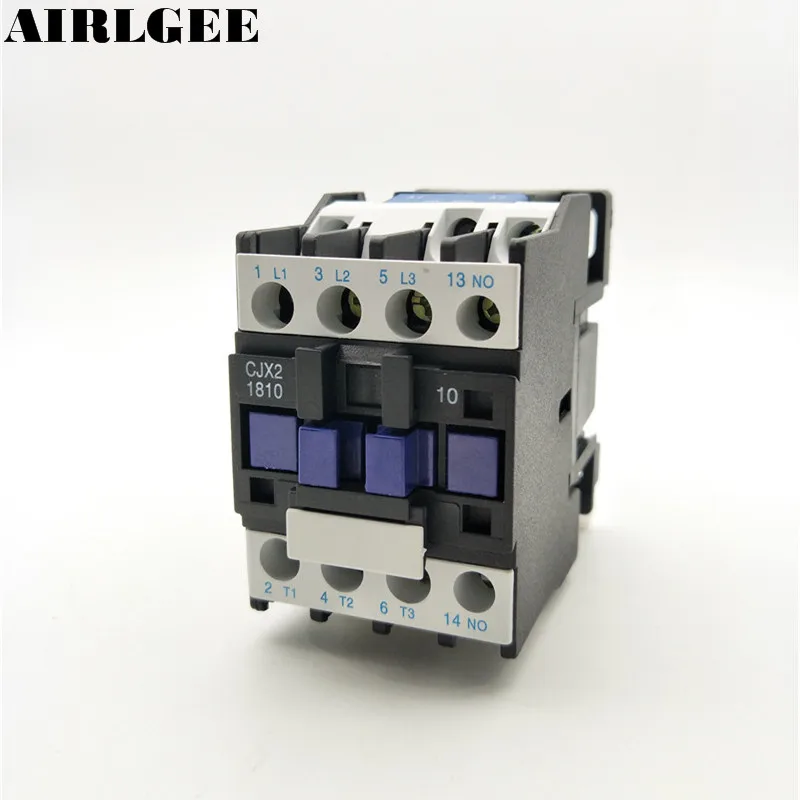 LC1 CJX2-1810 3-Phase 3P+NO 50/60Hz Motor Starter Switch AC Contactor 24V 36V 110V 220V 380V Coil