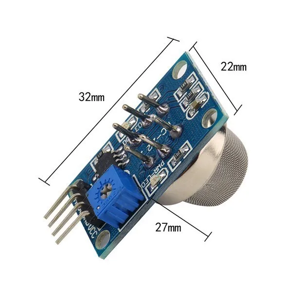 Smart Electronics 1pcs MQ2 MQ 2 MQ-2 Smoke Liquefied Flammable Methane Gas Sensor Module for Arduino Diy Starter Kit