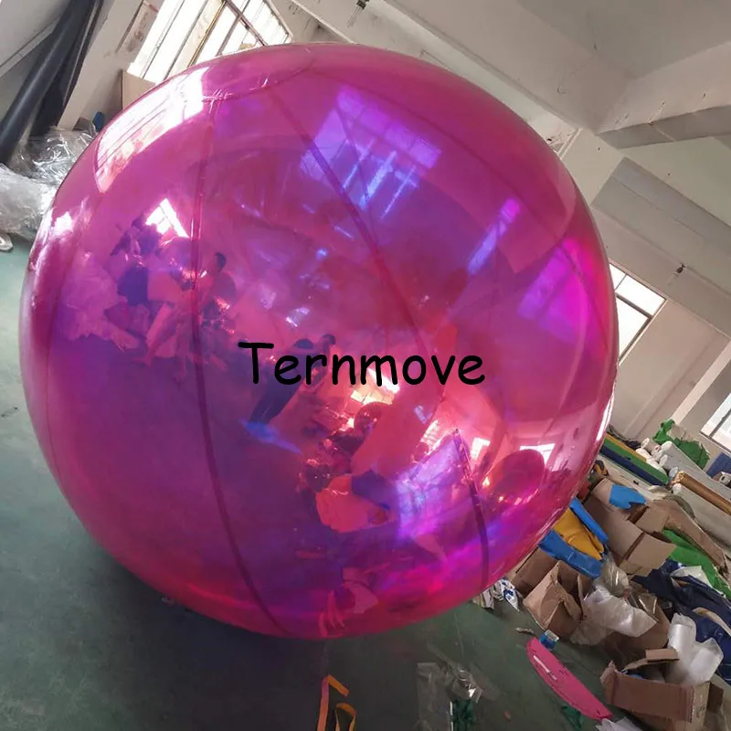 Fashion Show Laser beam mirror ball bar pub club hotel hanging decoration bright color Reflective Inflatable Advertising Ball