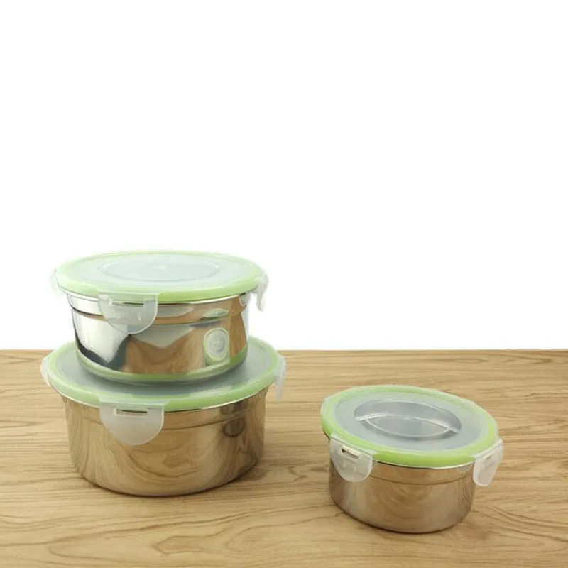 50 Sets Kitchen Stainless Steel Japanese Lunch Boxs Bento Box For Kids School Picnic Food Container ZA6171