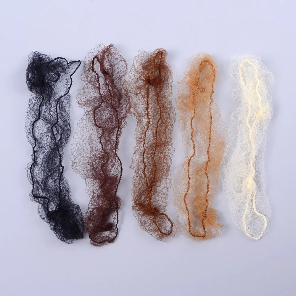 100PCS Top Quality Nylon Hair Net Star Dance Recital Buns / Hair Extension Weaving Cap Hairnets