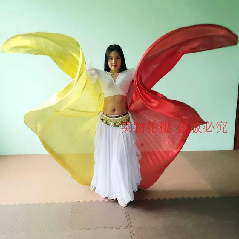 New Arrival 2-colors mixed Oriental Dance Wings for Women Sexy Belly Dancing Isis-Wings Popular Stage Props Wings