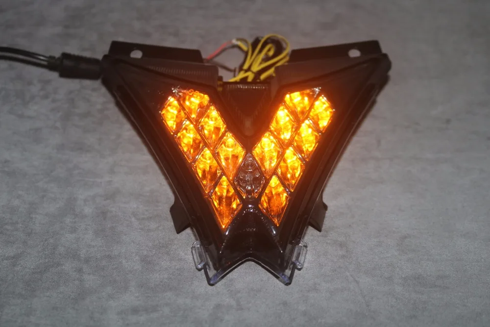 For Aprilia RSV4 Tuono APRC V4 V4R 2011 2012 2013 2014 2015 2016 2017 2018 Motorcycle LED Integrated Turn Signal +Rear tail ligh