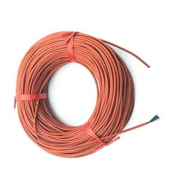 10M 12K 33ohm / M Infrared Heating Floor Heating Ther Cable System Of 3mm Silica Gel Carbon Fiber Wire Used In 220v Voltage 150w