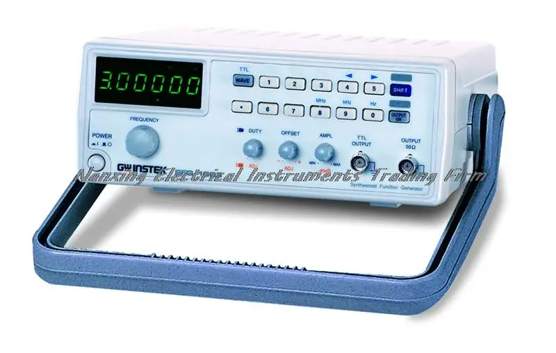 Generador de funciones Gwinstek SFG-1003, 3MHz, DDS, llegada rápida