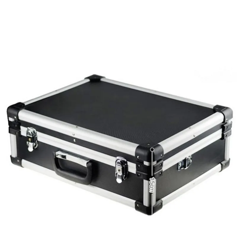 Aluminum frame ABS plate suitcase travel luggage multi function toolbox double lock box leisure bags reinforce luggage hand case