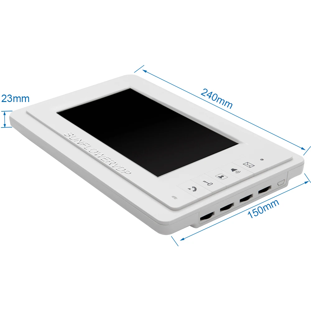 For 12 Apartments Access Aontrol RFID Cards Unlock Video Intercom System For  The Apartment Of 12 Units+Electronic Door Lock Kit