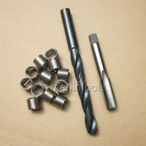 

Helicoil Thread Repair M10 x 1 Drill and Tap 12 Inserts Fine thread