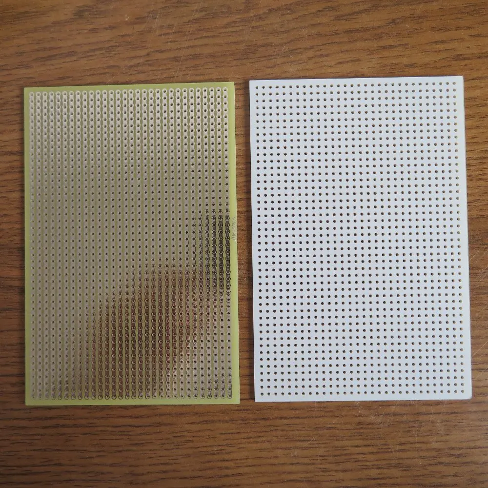 1pcs Single Side FR4 Fiberglass 8x12cm Stripboard Veroboard vero circuit board breadboard prototyping print paper pcb