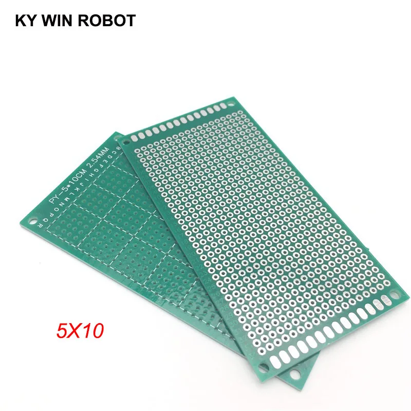 1 sztuk 5x10cm 50x100mm jednostronnie prototypowa płytka drukowana uniwersalne, drukowane płytki drukowane dla Arduino