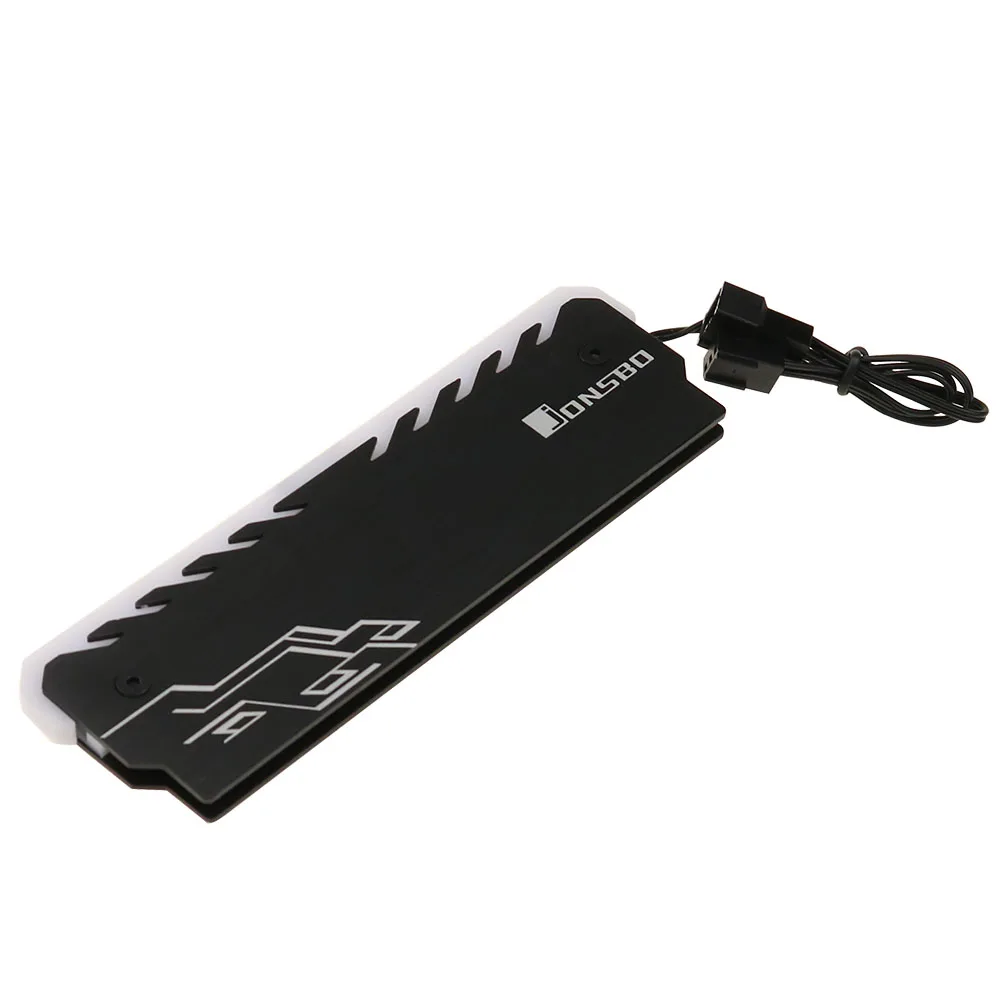 LED For RAM Desktop Memory Heatsink Cooler Shell RGB 256 Color Automatic Change Aluminum Heat Sink RAM Cooling Vest